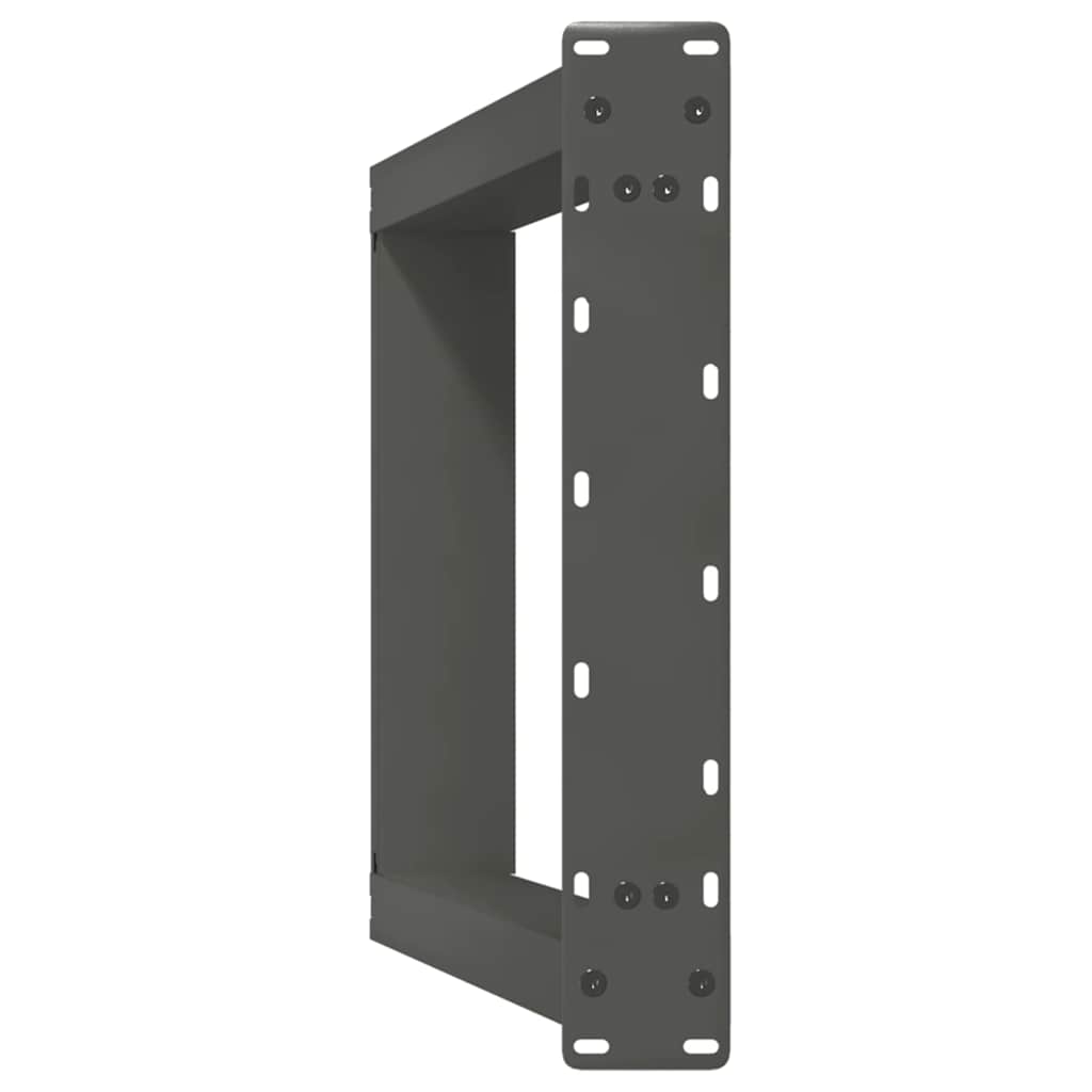 Valgomojo stalo kojos, U formos, 2 vnt., antracito spalvos, 50x(72 - 73) cm, plienas - Namų Idėja