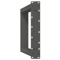 Valgomojo stalo kojos, U formos, 2 vnt., antracito spalvos, 50x(72 - 73) cm, plienas - Namų Idėja