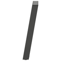 Valgomojo stalo kojos, U formos, 2 vnt., antracito spalvos, 60x(72 - 73) cm, plienas - Namų Idėja
