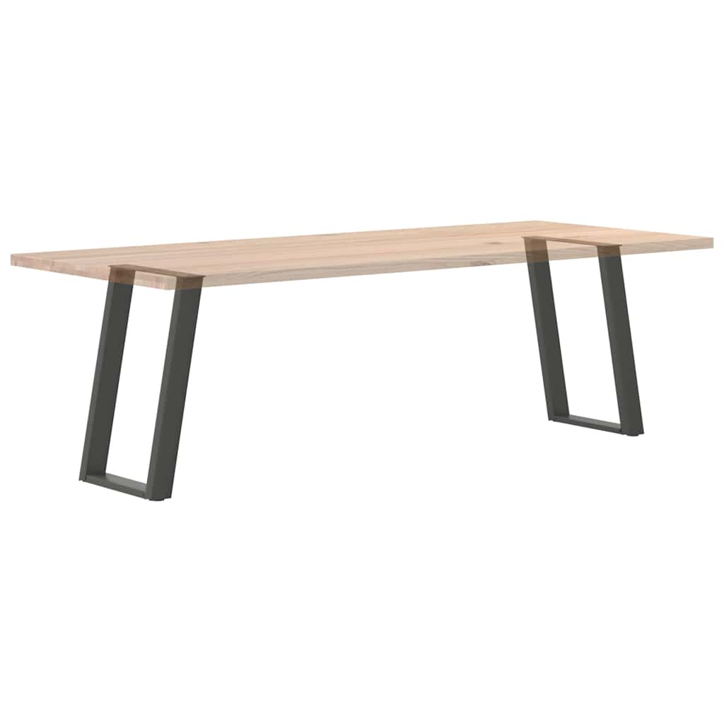 Valgomojo stalo kojos, U formos, 2 vnt., antracito spalvos, 60x(72 - 73) cm, plienas - Namų Idėja
