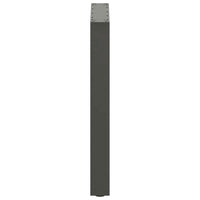 Valgomojo stalo kojos, U formos, 2 vnt., antracito spalvos, 70x(72 - 73) cm, plienas - Namų Idėja