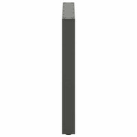 Valgomojo stalo kojos, U formos, 2 vnt., antracito spalvos, 90x(72 - 73) cm, plienas - Namų Idėja