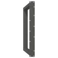 Valgomojo stalo kojos, U formos, 2 vnt., antracito spalvos, 90x(72 - 73) cm, plienas - Namų Idėja
