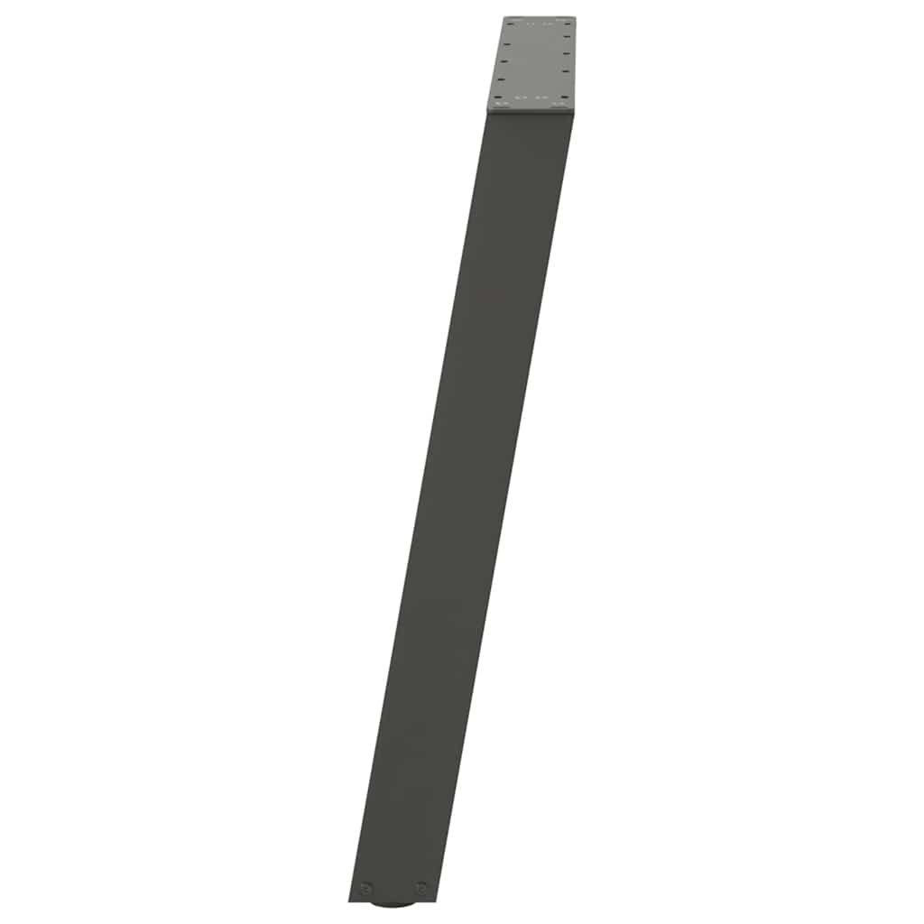 Valgomojo stalo kojos, U formos, 2 vnt., antracito spalvos, 90x(72 - 73) cm, plienas - Namų Idėja