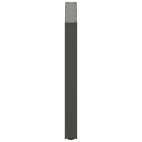 Valgomojo stalo kojos, U formos, 3 vnt., antracito spalvos, 100x(72 - 73) cm, plienas - Namų Idėja