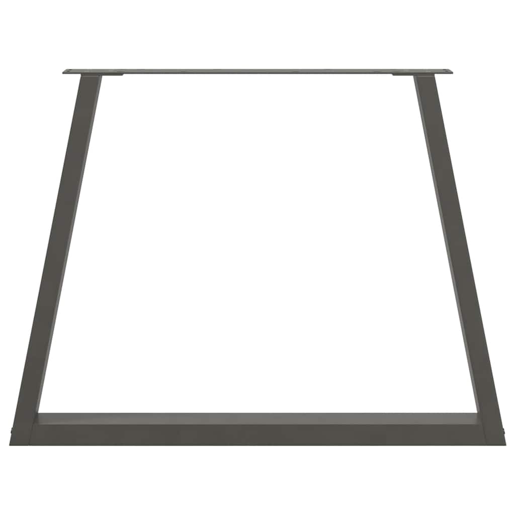 Valgomojo stalo kojos, V formos, 2 vnt., antracito spalvos, 100x(72 - 73,3) cm, plienas - Namų Idėja