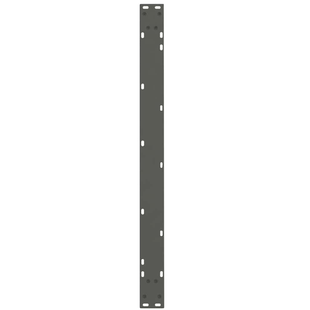 Valgomojo stalo kojos, V formos, 2 vnt., antracito spalvos, 100x(72 - 73,3) cm, plienas - Namų Idėja