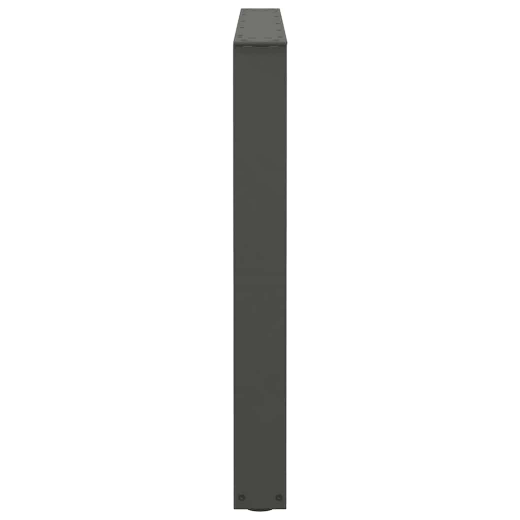 Valgomojo stalo kojos, V formos, 2 vnt., antracito spalvos, 100x(72 - 73,3) cm, plienas - Namų Idėja
