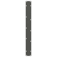 Valgomojo stalo kojos, V formos, 2 vnt., antracito spalvos, 100x(72 - 73,3) cm, plienas - Namų Idėja