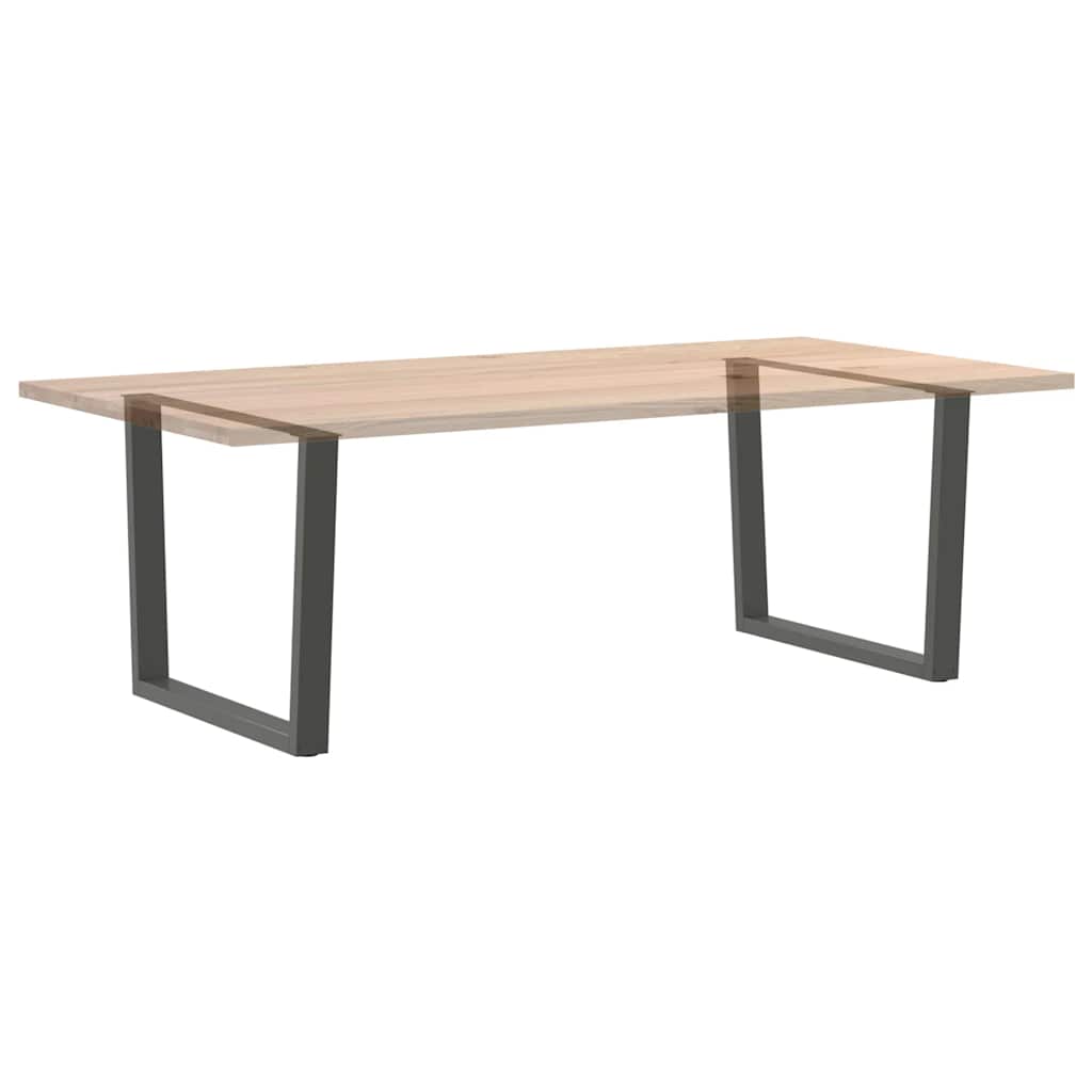 Valgomojo stalo kojos, V formos, 2 vnt., antracito spalvos, 100x(72 - 73,3) cm, plienas - Namų Idėja