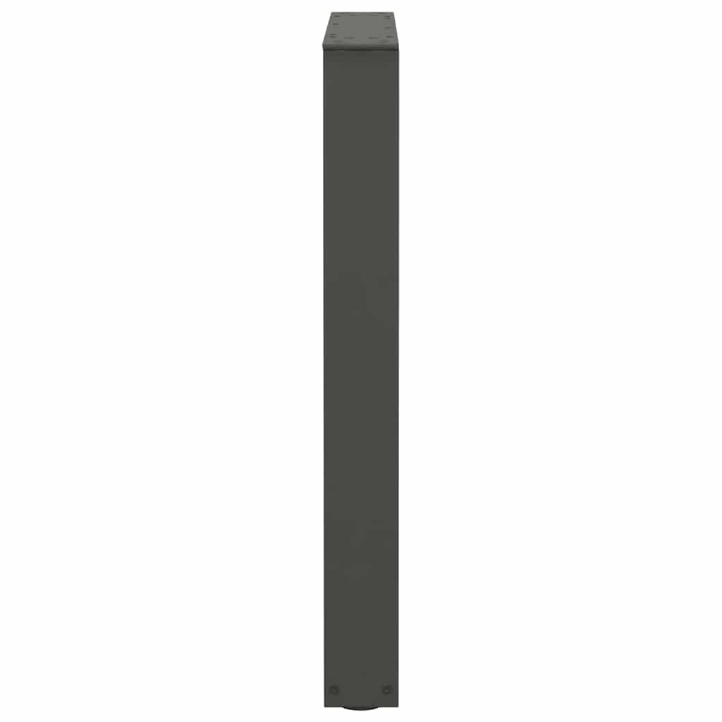 Valgomojo stalo kojos, V formos, 2 vnt., antracito spalvos, 60x(72 - 73,3) cm, plienas - Namų Idėja