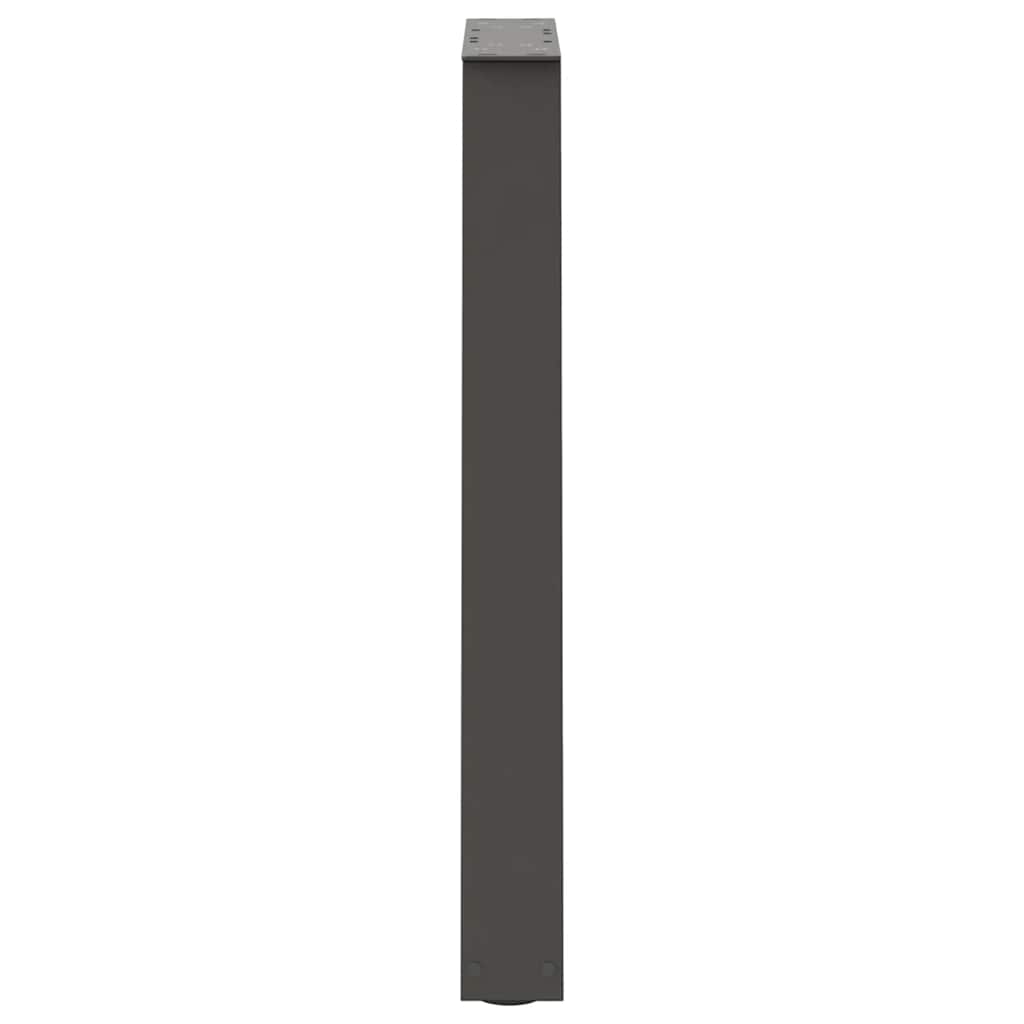 Valgomojo stalo kojos, V formos, 2 vnt., antracito spalvos, 60x(72 - 73,3) cm, plienas - Namų Idėja
