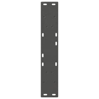 Valgomojo stalo kojos, V formos, 2 vnt., antracito spalvos, 60x(72 - 73,3) cm, plienas - Namų Idėja