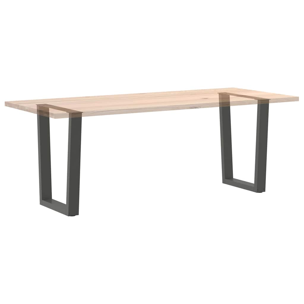 Valgomojo stalo kojos, V formos, 2 vnt., antracito spalvos, 60x(72 - 73,3) cm, plienas - Namų Idėja
