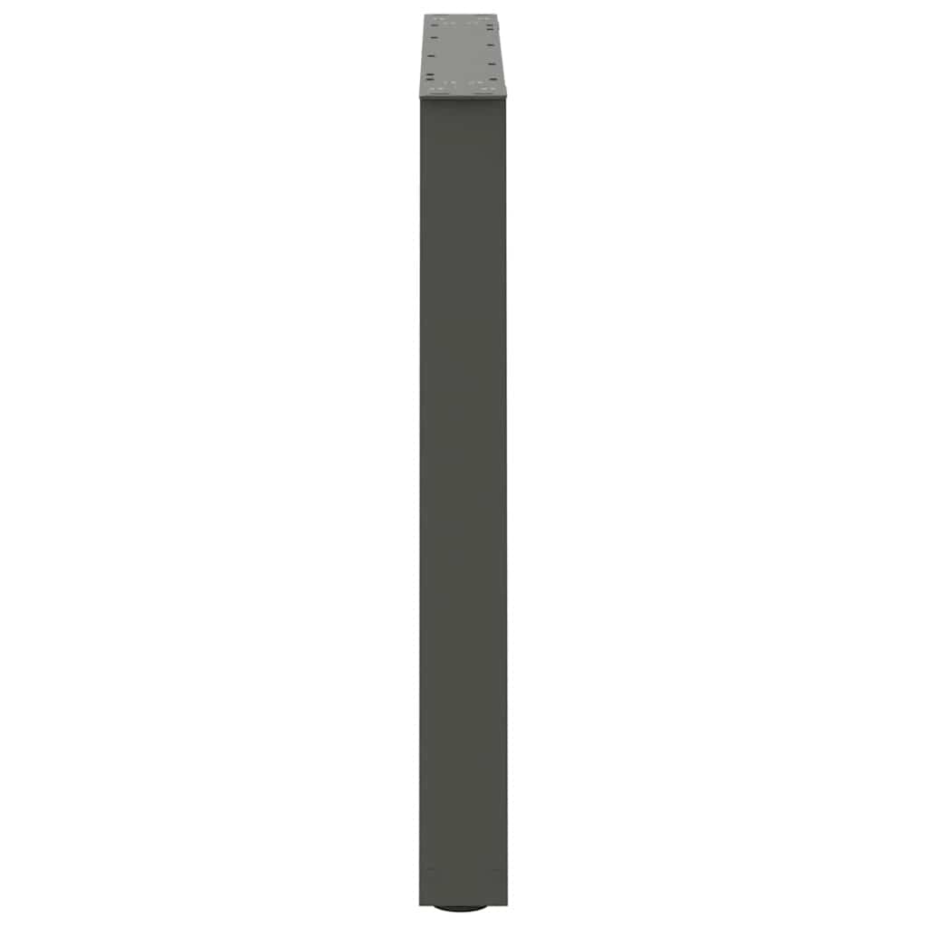 Valgomojo stalo kojos, V formos, 2 vnt., antracito spalvos, 70x(72 - 73,3) cm, plienas - Namų Idėja