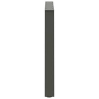 Valgomojo stalo kojos, V formos, 2 vnt., antracito spalvos, 70x(72 - 73,3) cm, plienas - Namų Idėja