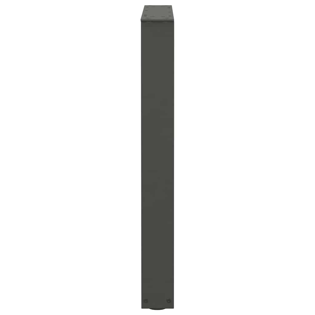Valgomojo stalo kojos, V formos, 2 vnt., antracito spalvos, 70x(72 - 73,3) cm, plienas - Namų Idėja