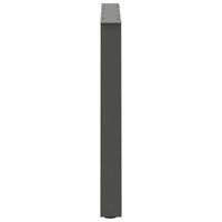 Valgomojo stalo kojos, V formos, 2 vnt., antracito spalvos, 80x(72 - 73,3) cm, plienas - Namų Idėja