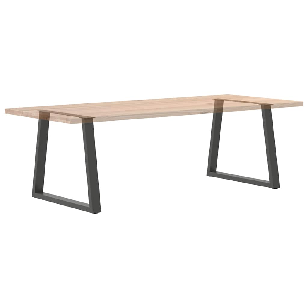 Valgomojo stalo kojos, V formos, 2 vnt., antracito spalvos, 80x(72 - 73,3) cm, plienas - Namų Idėja