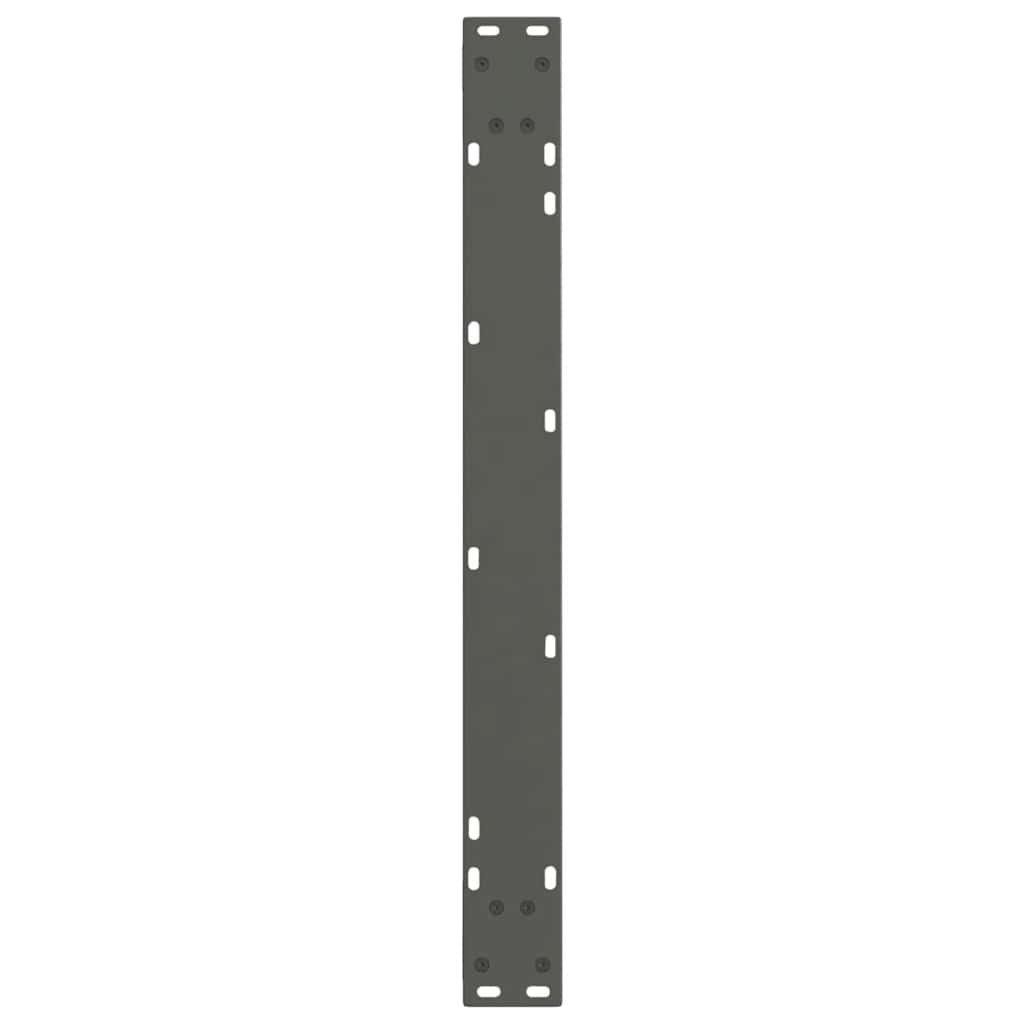 Valgomojo stalo kojos, V formos, 2 vnt., antracito spalvos, 80x(72 - 73,3) cm, plienas - Namų Idėja