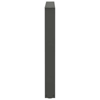 Valgomojo stalo kojos, V formos, 2 vnt., antracito spalvos, 80x(72 - 73,3) cm, plienas - Namų Idėja