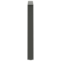 Valgomojo stalo kojos, V formos, 2 vnt., antracito spalvos, 90x(72 - 73,3) cm, plienas - Namų Idėja