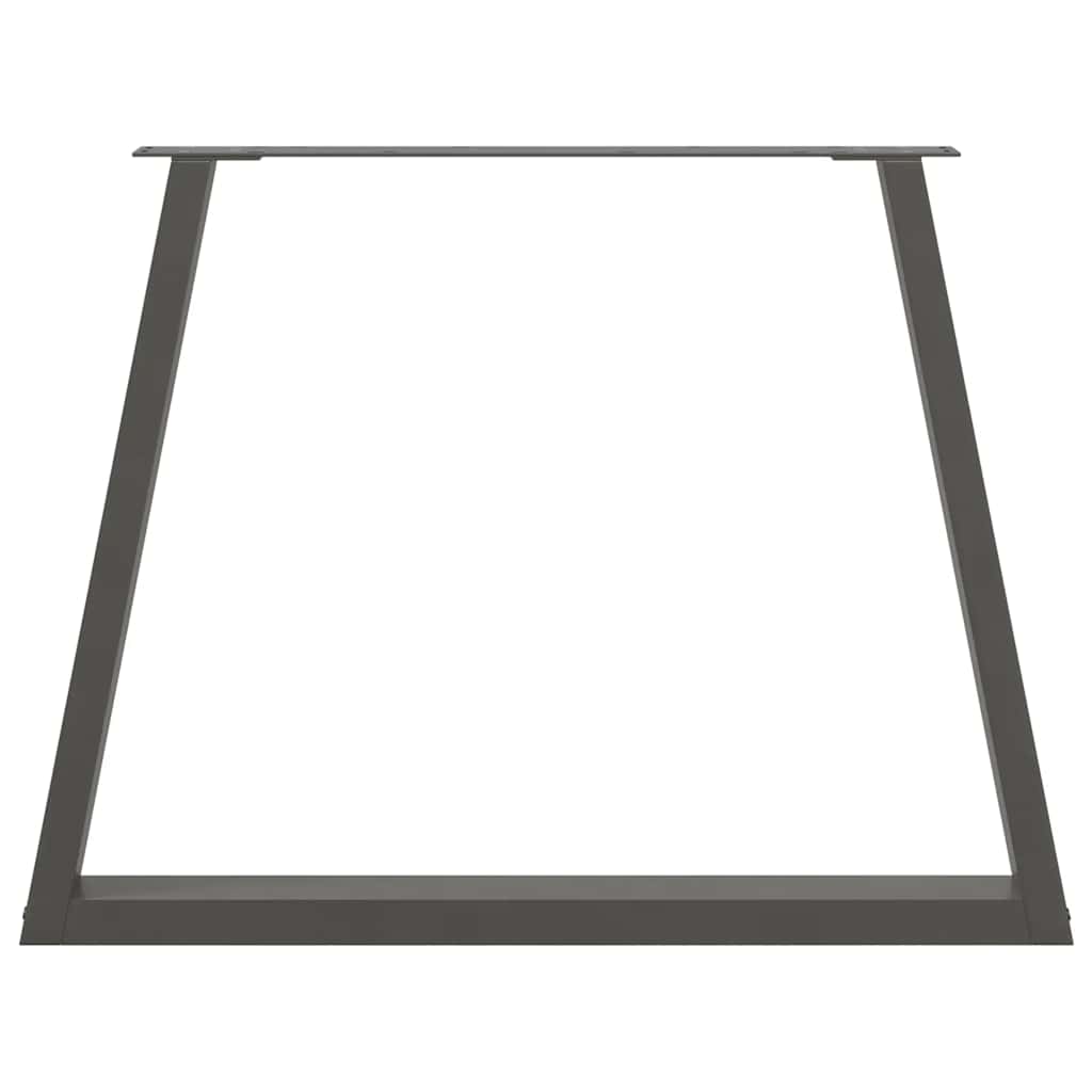 Valgomojo stalo kojos, V formos, 2 vnt., antracito spalvos, 90x(72 - 73,3) cm, plienas - Namų Idėja
