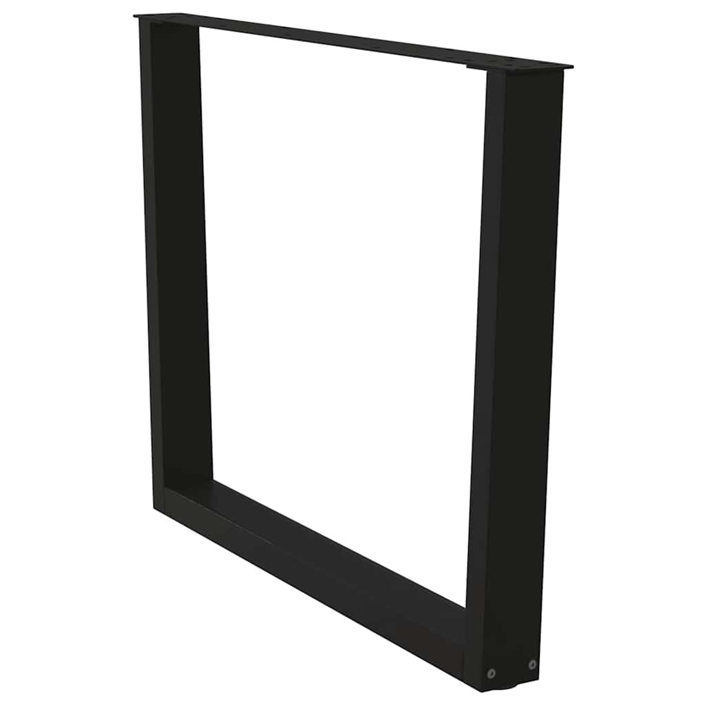 Valgomojo stalo kojos, V formos, 2 vnt., juodos, 100x(72 - 73,3) cm, plienas - Namų Idėja