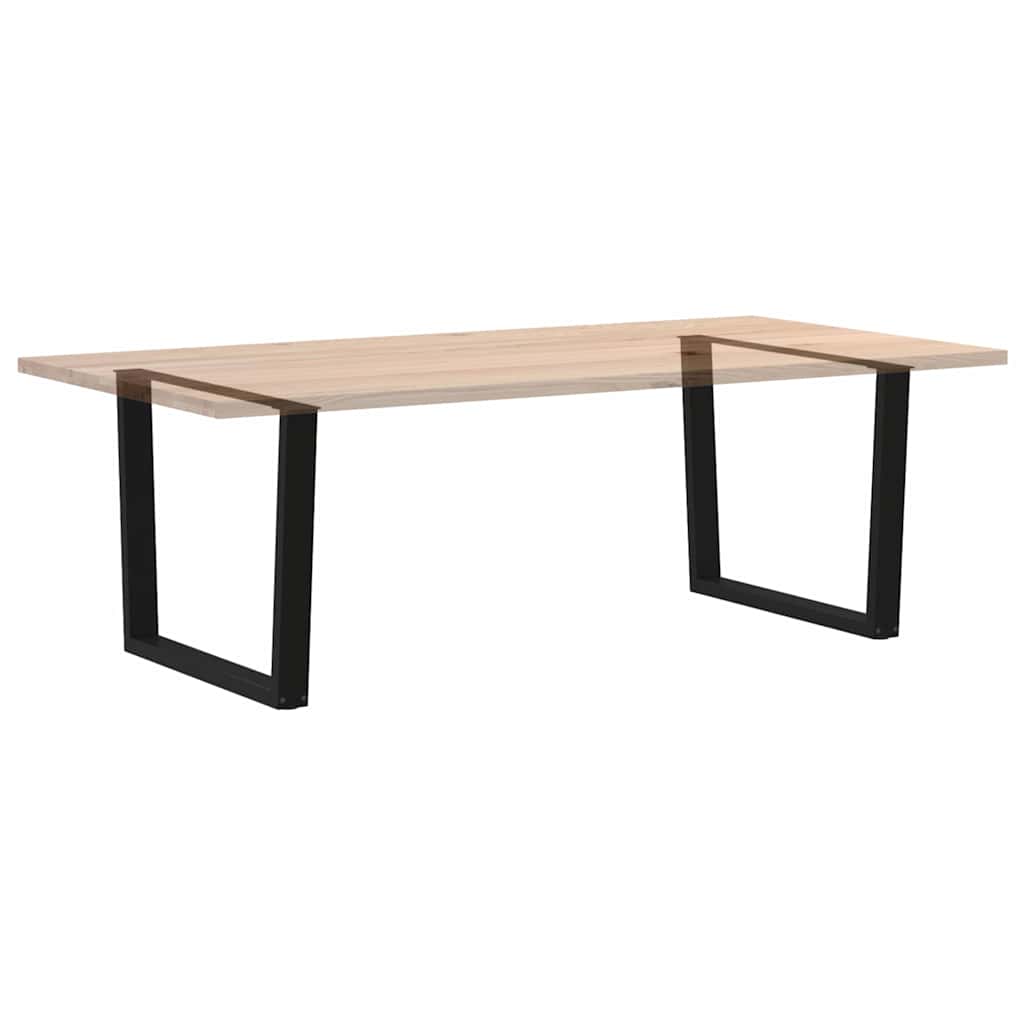 Valgomojo stalo kojos, V formos, 2 vnt., juodos, 100x(72 - 73,3) cm, plienas - Namų Idėja