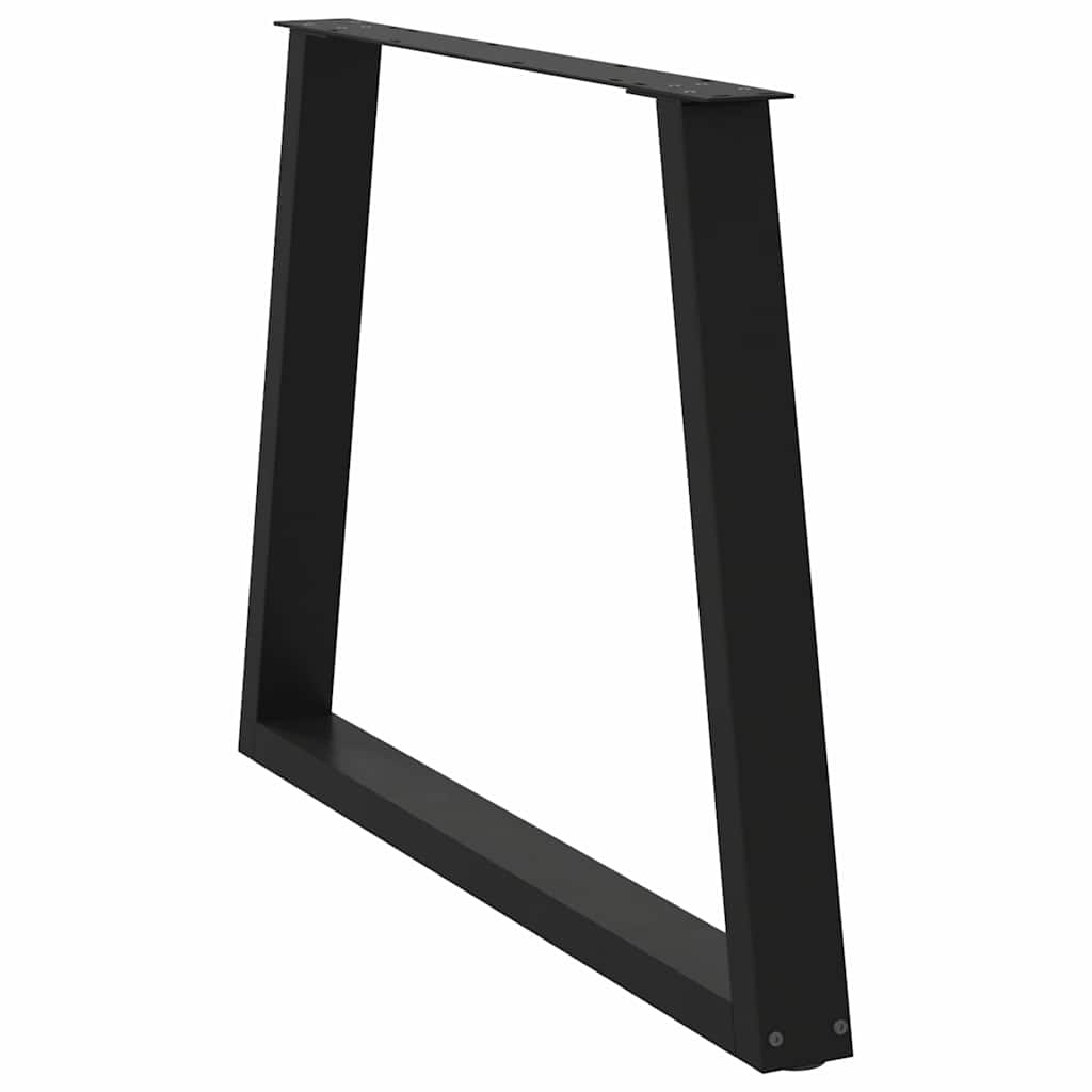 Valgomojo stalo kojos, V formos, 2 vnt., juodos, 100x(72 - 73,3) cm, plienas - Namų Idėja