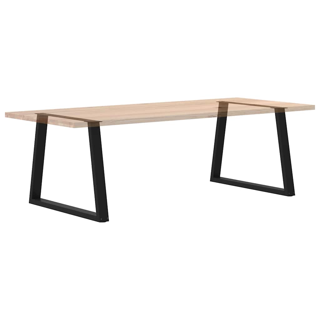 Valgomojo stalo kojos, V formos, 2 vnt., juodos, 100x(72 - 73,3) cm, plienas - Namų Idėja