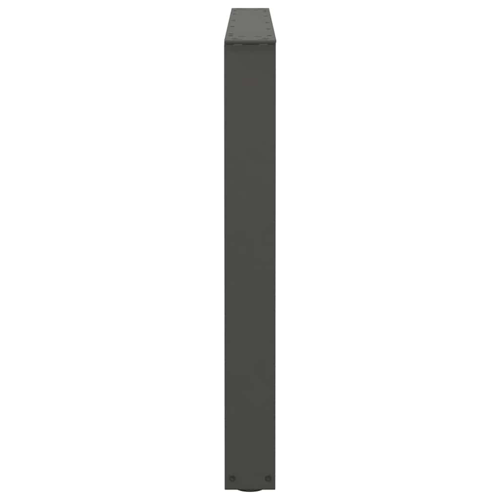Valgomojo stalo kojos, V formos, 3 vnt., antracito spalvos, 100x(72 - 73,3) cm, plienas - Namų Idėja