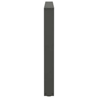 Valgomojo stalo kojos, V formos, 3 vnt., antracito spalvos, 100x(72 - 73,3) cm, plienas - Namų Idėja
