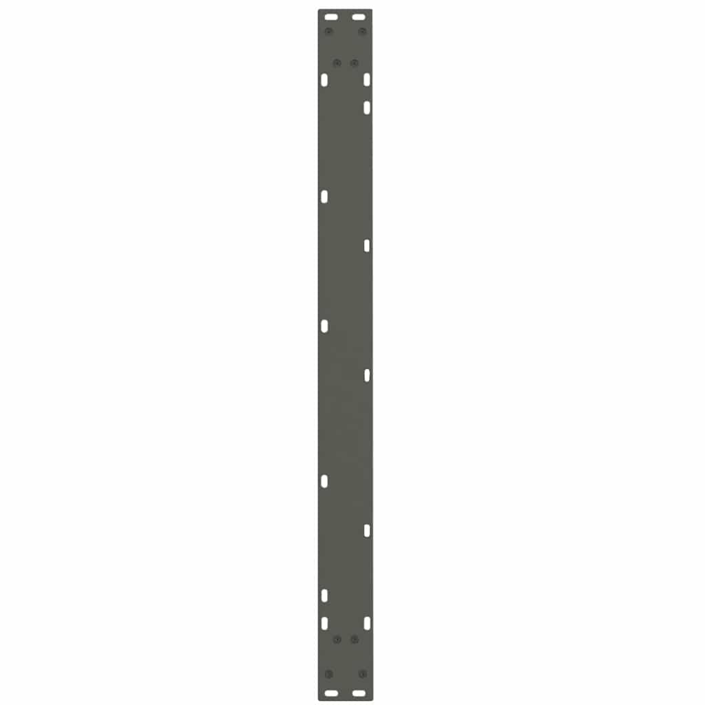 Valgomojo stalo kojos, V formos, 3 vnt., antracito spalvos, 100x(72 - 73,3) cm, plienas - Namų Idėja