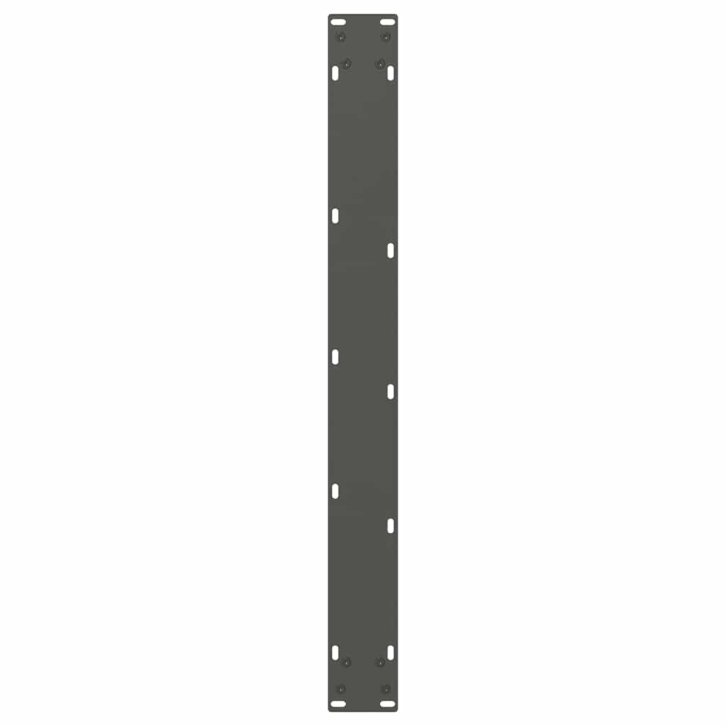 Valgomojo stalo kojos, V formos, 3 vnt., antracito spalvos, 70x(72 - 73,3) cm, plienas - Namų Idėja