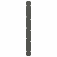 Valgomojo stalo kojos, V formos, 3 vnt., antracito spalvos, 70x(72 - 73,3) cm, plienas - Namų Idėja