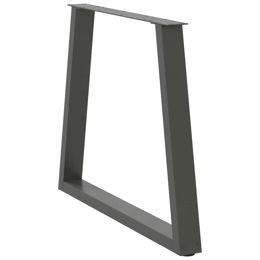 Valgomojo stalo kojos, V formos, 3 vnt., antracito spalvos, 70x(72 - 73,3) cm, plienas - Namų Idėja