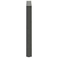Valgomojo stalo kojos, V formos, 3 vnt., antracito spalvos, 70x(72 - 73,3) cm, plienas - Namų Idėja