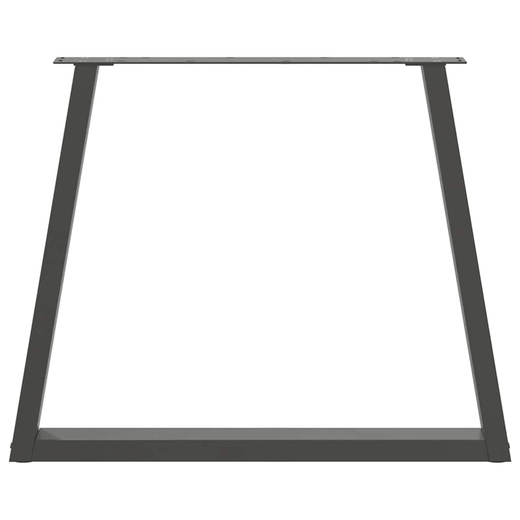 Valgomojo stalo kojos, V formos, 3 vnt., antracito spalvos, 70x(72 - 73,3) cm, plienas - Namų Idėja