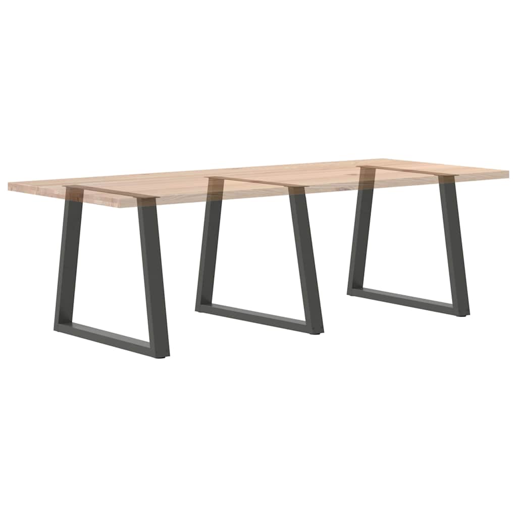 Valgomojo stalo kojos, V formos, 3 vnt., antracito spalvos, 70x(72 - 73,3) cm, plienas - Namų Idėja