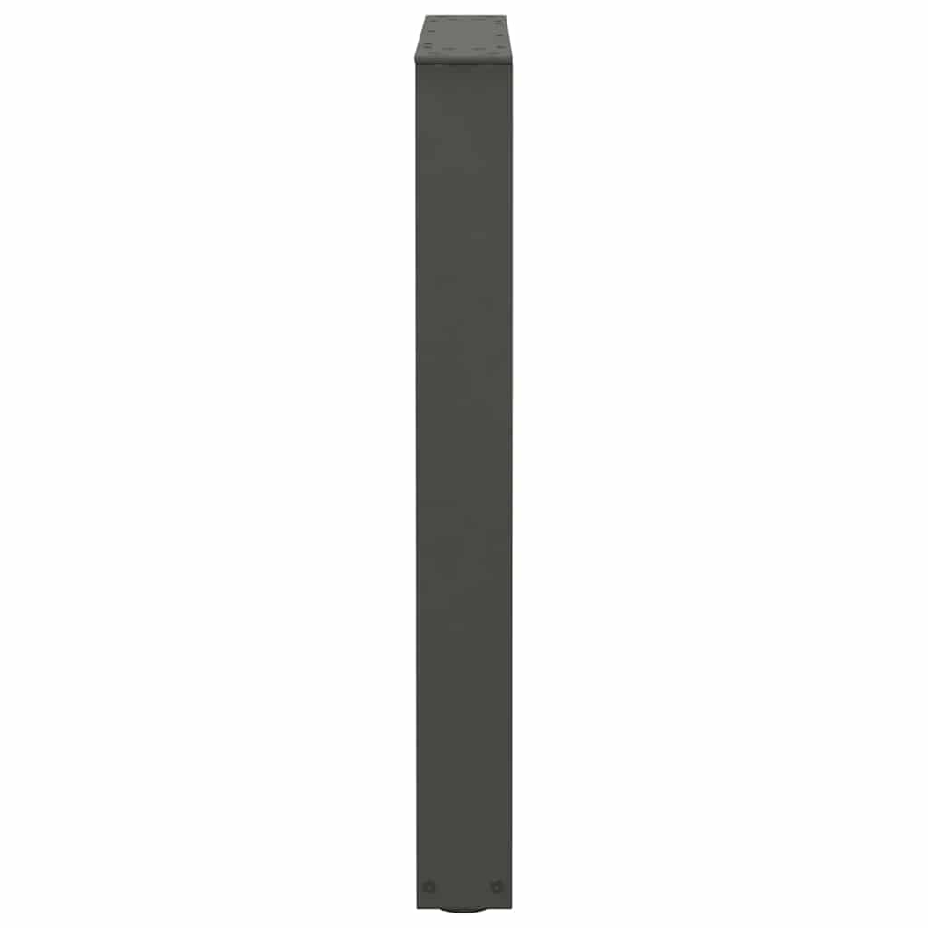 Valgomojo stalo kojos, V formos, 3 vnt., antracito spalvos, 70x(72 - 73,3) cm, plienas - Namų Idėja
