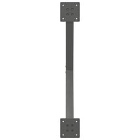 Valgomojo stalo kojos, X formos, 2 vnt., antracito spalvos, 70x(72 - 73) cm, plienas - Namų Idėja