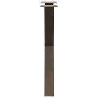 Valgomojo stalo kojos, X formos, 2 vnt., natūralus plienas, 50x(72 - 73) cm, plienas - Namų Idėja
