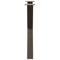 Valgomojo stalo kojos, X formos, 3 vnt., natūralus plienas, 70x(72 - 73) cm, plienas - Namų Idėja
