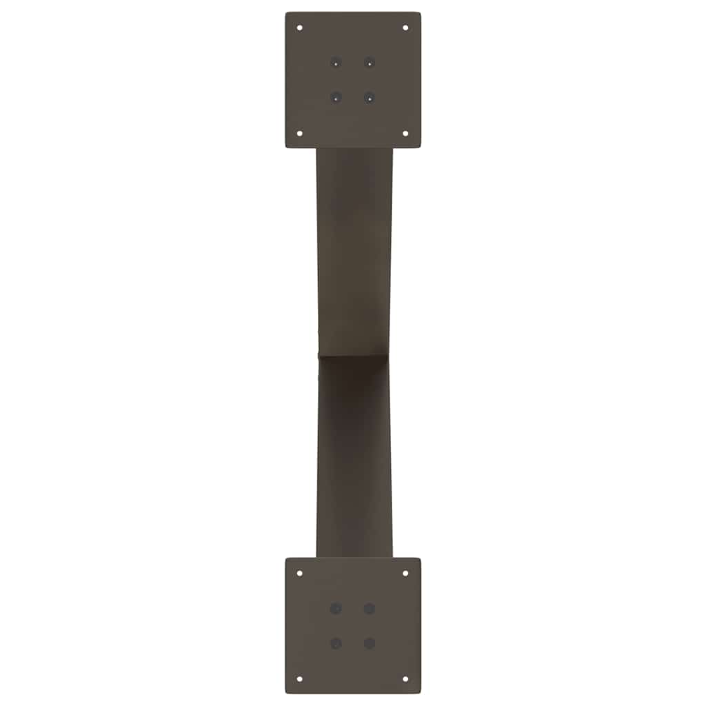Valgomojo stalo kojos, X formos, 3 vnt., natūralus plienas, 70x(72 - 73) cm, plienas - Namų Idėja