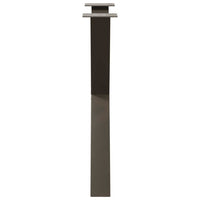 Valgomojo stalo kojos, X formos, 3 vnt., natūralus plienas, 80x(72 - 73) cm, plienas - Namų Idėja