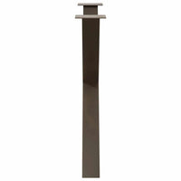 Valgomojo stalo kojos, X formos, 3 vnt., natūralus plienas, 90x(72 - 73) cm, plienas - Namų Idėja
