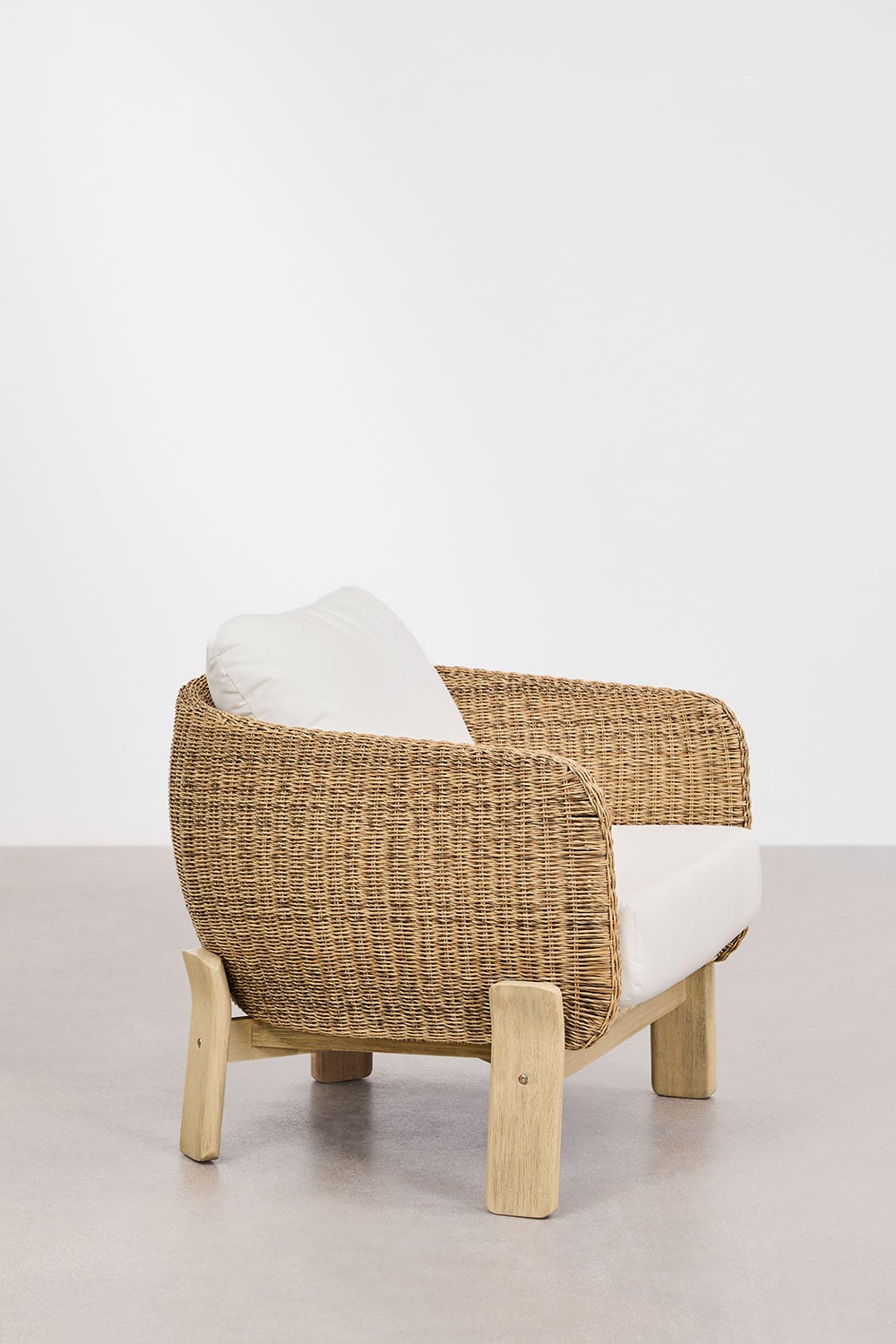 Armchair AKINO, acacia wood