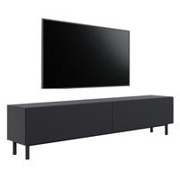 TV staliukas GREYA, juodas, 175 cm