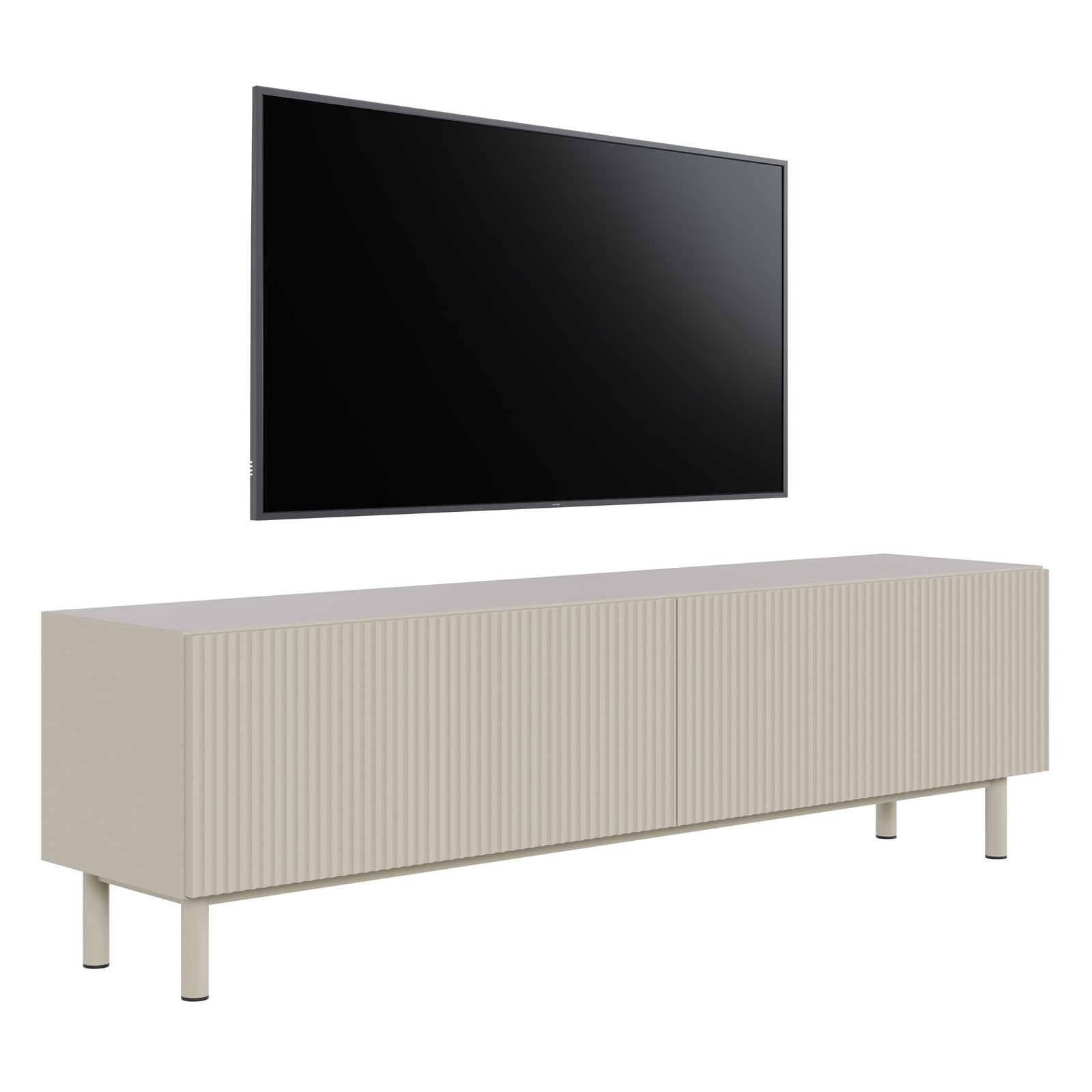 TV staliukas GREYA, pilkas, 140 cm